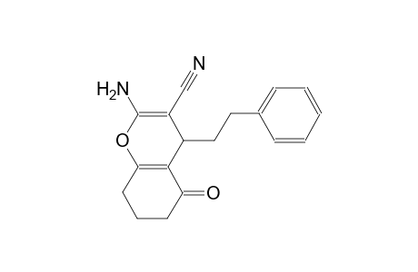 4H-1-benzopyran-3-carbonitrile, 2-amino-5,6,7,8-tetrahydro-5-oxo-4-(2-phenylethyl)-