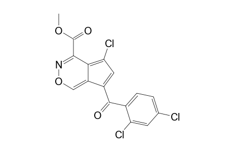 5-Chloro-7-(2,4-dichlorobenzoyl)cyclopenta[d][1,2]oxazin-4-carboxylic acid methyl ester