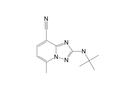 2-tert-Butylamino-5-methyl[1,2,4]triazolo[1,5-a]pyridine-8-carbonitrile