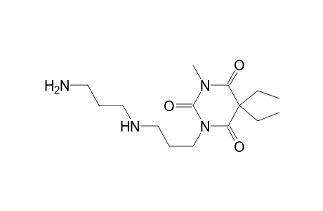 2,4,6(1H,3H,5H)-Pyrimidinetrione, 1-[3-[(3-aminopropyl)amino]propyl]-5,5-diethyl-3-methyl-