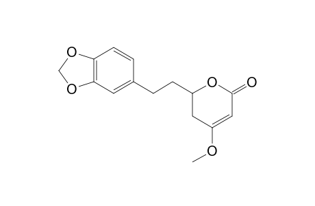 2-Homopiperonyl-4-methoxy-2,3-dihydropyran-6-one