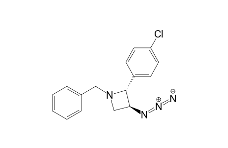 trans-3-Azido-1-benzyl-2-(4-chlorophenyl)azetidine