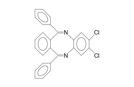 2,3-Dichloro-6,11-diphenyl-dibenzo(B,F)(1,4)diazocine