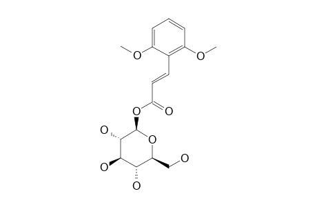 2,6-DIMETHOXY-CINNAMIC-ACID-BETA-GLUCOPYRANOSIDE-ESTER