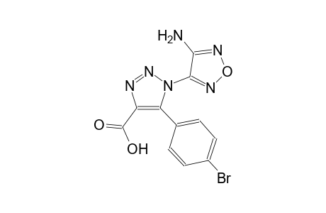 1H-1,2,3-triazole-4-carboxylic acid, 1-(4-amino-1,2,5-oxadiazol-3-yl)-5-(4-bromophenyl)-