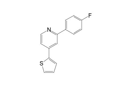 2-(4-fluorophenyl)-4-(thiophen-2-yl)pyridine