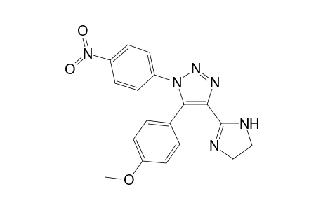 1-(p-Nitrophenyl)-4-(2-imidazolinyl)-5-(p-(methoxyphenyl)-1,2,3-triazole