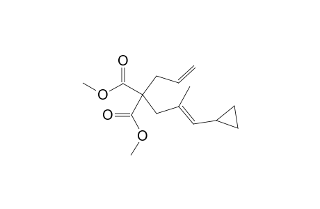 1-[2-Methyl-4,4-(dimethoxycarbonyl)hepta-1,6-dienyl]cyclopropane
