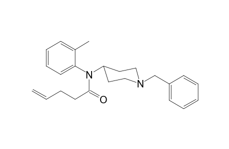 N-(1-Benzylpiperidin-4-yl)-N-(2-methylphenyl)pent-4-enamide