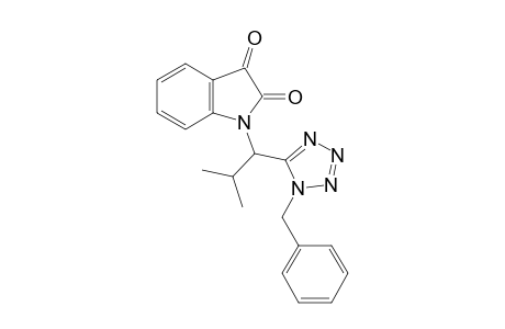 1-(1-(1-Benzyl-1H-tetrazol-5-yl)-2-methylpropyl)indoline-2,3-dione