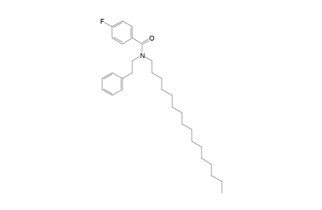 Benzamide, 4-fluoro-N-(2-phenylethyl)-N-hexadecyl-