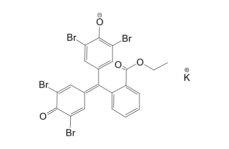 Potassium 2,6-dibromo-4-{(3,5-dibromo-4-oxo-2,5-cyclohexadien-1-ylidene)[2-(ethoxycarbonyl)phenyl]methyl}benzenolate