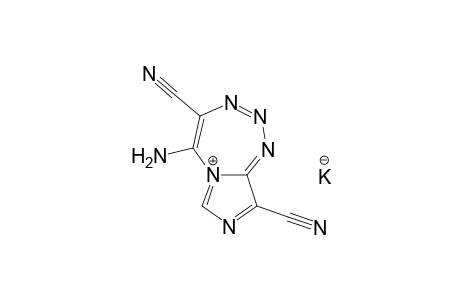 6-Amino-7-cyano-(5'-cyano)imidazo[5,1-d][1,2,3,5]tetrazepine - potassium salt