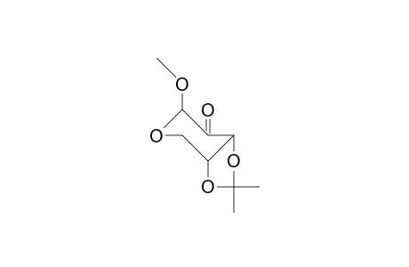 METHYL 3,4-O-ISOPROPYLIDENE-beta-D-erythro-2-PENTOPYRANOSULOSIDE