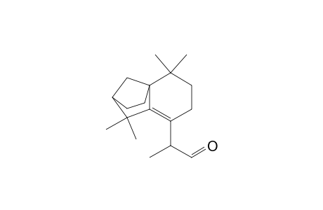 2-(2,2,7,7-tetramethyltricyclo[6.2.1.01,6]undec-5-en-5-yl)propanal