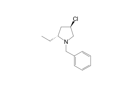(2R,4R)-1-(benzyl)-4-chloro-2-ethyl-pyrrolidine