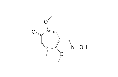 4-N-hydroxyiminomethyl-2,5-dimethoxy-6-methyltropone