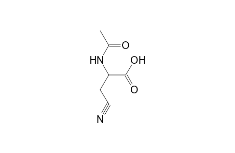 2-Acetylamino-3-cyano-propionic acid