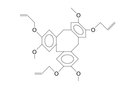 (C3)-Tris(O-allyl)-cyclotriguajacylene
