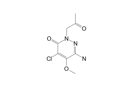 3-AMINO-5-CHLORO-4-METHOXY-1-(2-OXOPROPYL)-PYRIDAZIN-6-ONE