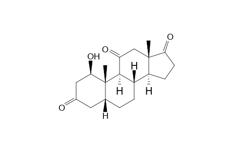 1β-hydroxy-5β-androstane-3,11,17-trione