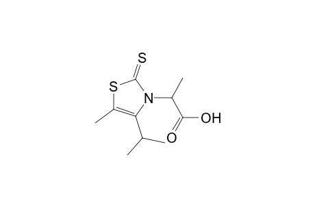 alpha,5-dimethyl-4-isopropyl-2-thioxo-4-thiazoline-3 acetic acid