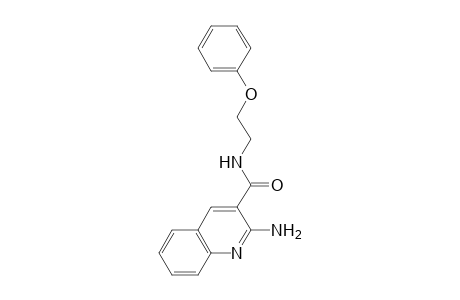 2-Amino-N-(2-phenoxyethyl)-3-quinolinecarboxamide