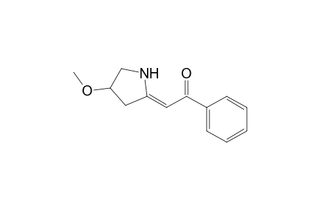 (2Z)-2-(4-methoxy-2-pyrrolidinylidene)-1-phenylethanone