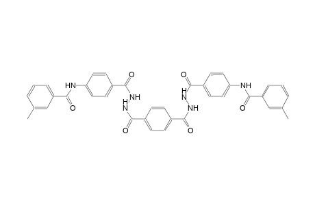 3-methyl-N-{4-[(2-{4-[(2-{4-[(3-methylbenzoyl)amino]benzoyl}hydrazino)carbonyl]benzoyl}hydrazino)carbonyl]phenyl}benzamide