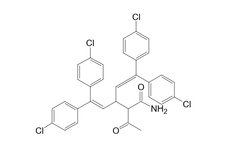 2-Acetyl-3-[2,2-bis(4-chlorophenyl)ethenyl]-5,5-bis(4-chlorophenyl)-4-pentenamide