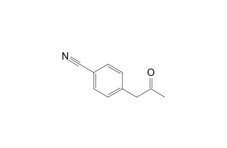 4-(2-Oxidanylidenepropyl)benzenecarbonitrile