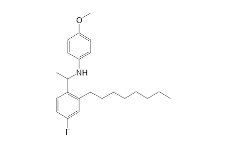 N-{1-(4-Fluoro-2-n-octylphenyl)ethyl}-4-methoxyaniline