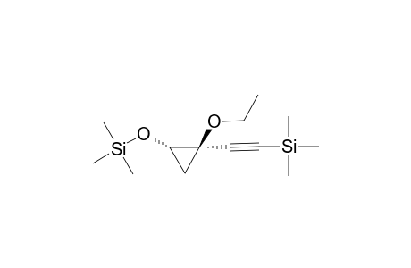 (S,R)-2-Ethoxy-1-(trimethylsilyloxy)-1-(2-trimethylsilylethynyl)cyclopropane