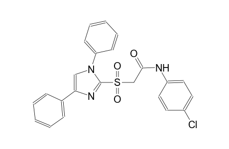 N-(4-chlorophenyl)-2-[(1,4-diphenyl-1H-imidazol-2-yl)sulfonyl]acetamide