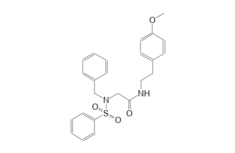 acetamide, N-[2-(4-methoxyphenyl)ethyl]-2-[(phenylmethyl)(phenylsulfonyl)amino]-
