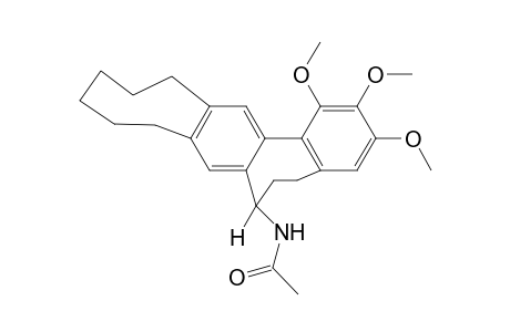 N-(6,7,9,10,11,12,13,14-Octahydro-1,2,3-trimethoxy-5H-benzo[3',4']cyclohepta[1',2' ; 4',5']benzo[1,2]cycloocten-7-yl)-acetamide