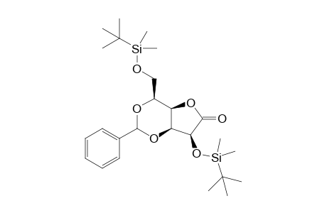 3,5-O-Benzylidene-2,6-bis-O-(t-butyldimethylsilyl)-L-gulono-1,4-lactone