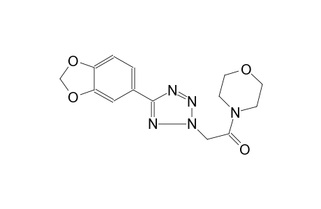 2-(5-Benzo[1,3]dioxol-5-yl-tetrazol-2-yl)-1-morpholin-4-yl-ethanone