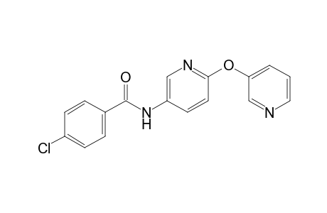 p-chloro-N-{6-[(3-pyridyl)oxy]-3-pyridyl}benzamide