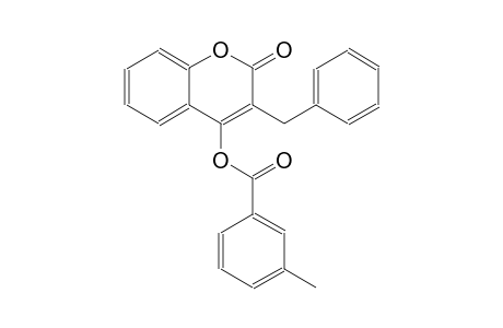 3-benzyl-2-oxo-2H-chromen-4-yl 3-methylbenzoate