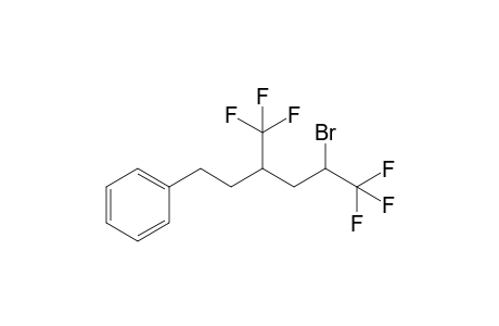 1-Bromo-1,3-bis(trifluoromethyl)-5-phenylpentane