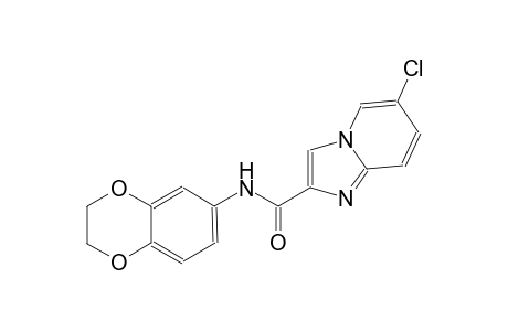 imidazo[1,2-a]pyridine-2-carboxamide, 6-chloro-N-(2,3-dihydro-1,4-benzodioxin-6-yl)-