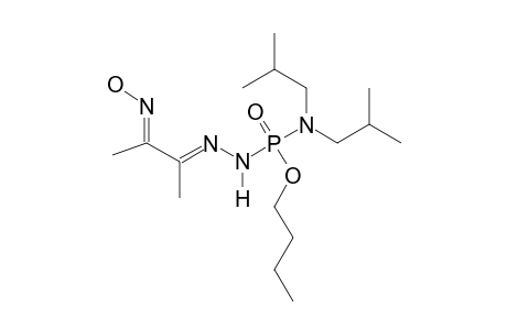 N,N-DIISOBUTYLAMINO-O-BUTYL-2-(1-METHYL-2-OXOPROPYLIDENE)-PHOSPHONOHYDRAZIDO-OXIME
