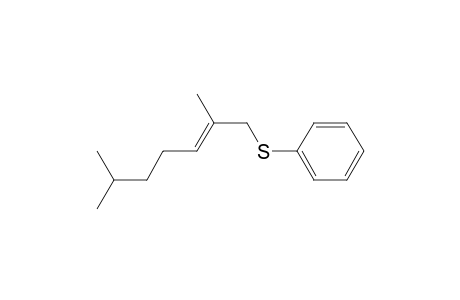 Benzene, [(2,6-dimethyl-2-heptenyl)thio]-, (E)-