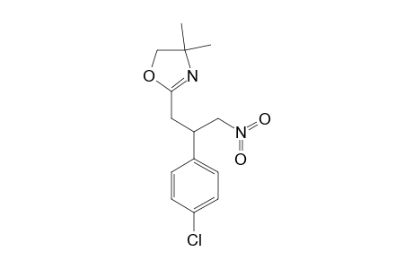4,4-Dimethyl-2-[3-(nitromethyl)-2-(4-chlorophenyl)propyl]dihydrooxazole