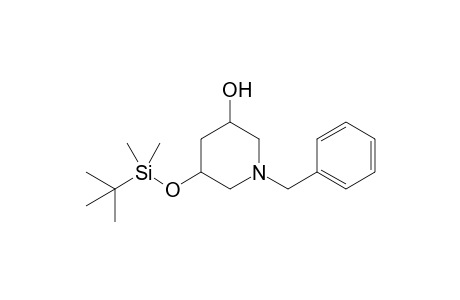 1-Benzyl-5-[tert-butyl(dimethyl)silyl]oxy-piperidin-3-ol