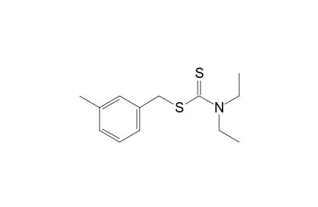 N,N-diethylcarbamodithioate (3-methylbenzyl) ester