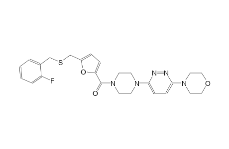 morpholine, 4-[6-[4-[[5-[[[(2-fluorophenyl)methyl]thio]methyl]-2-furanyl]carbonyl]-1-piperazinyl]-3-pyridazinyl]-