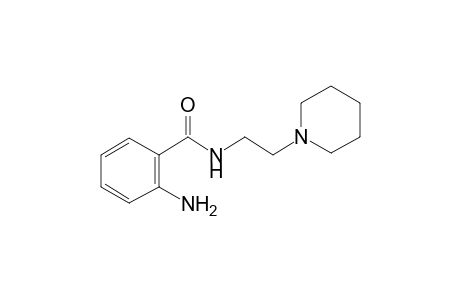 2-Amino-N-[2-(1-piperidinyl)ethyl]benzamide