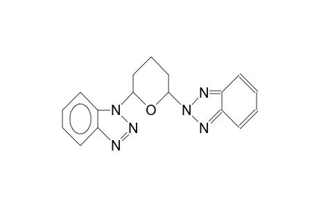 2-(Benzotriazol-1-yl)-6-(benzotriazol-2-yl)-tetrahydro-pyran